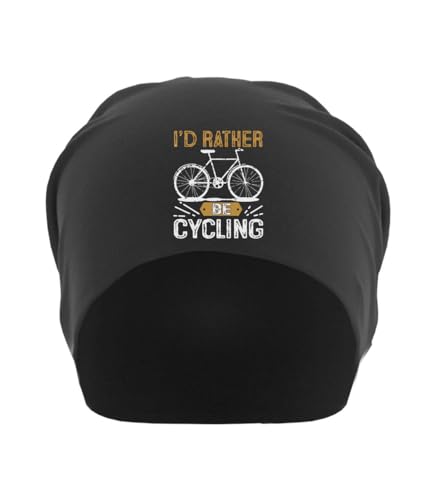 Bonnet souple cyclisme noir en coton léger pour les trajets urbains quotidiens