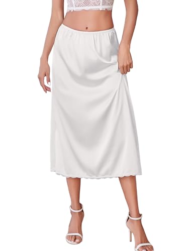 Avidlove Women's Satin Half Slip 36