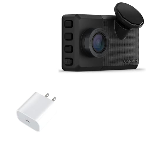 BoxWave Charger Compatible with Garmin Dash Cam Live - PD GAN miniCube (30W), 30W Tiny PD GAN Type-C Wall Charger - Winter White