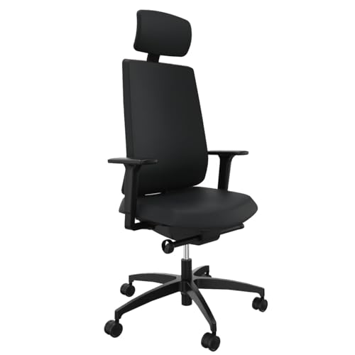 Dauphin Indeed Silla Ergonómica Oficina, Reposabrazos 2D, Respaldo Ajustable