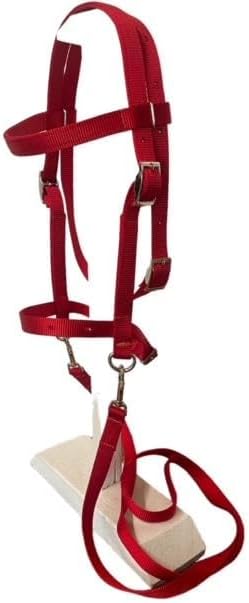 Miniature Horse/SM Pony Bareback Saddle W/Stirrups and Cinch - USA Stars Stripes - BITLESS Bridle