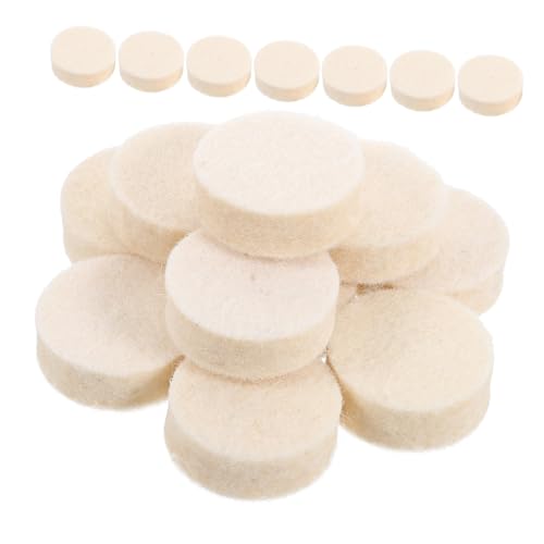 Cabilock Rotary Tool Abrasive Wheel Kit 100pcs Wool Polishing Pads for Jewelry Watch Glass and Nail Art