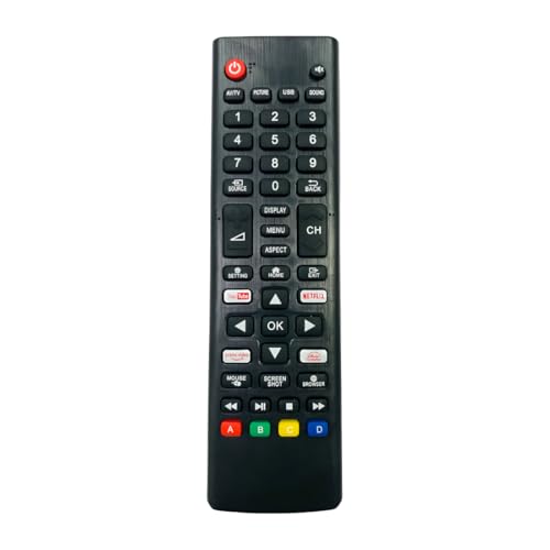 Upix Smart TV Remote No. 1209 (No Voice) with Netflix, Prime Video, YouTube Functions, Compatible/Replacement for Crown Smart TV LCD/LED Remote Control (Exactly Same Remote Will Only Work) Upix Smart TV Remote No. 1209 (No Voice) with Netflix, Prime Video, YouTube Functions, Compatible/Replacement for Crown Smart TV LCD/LED Remote Control (Exactly Same Remote Will Only Work)