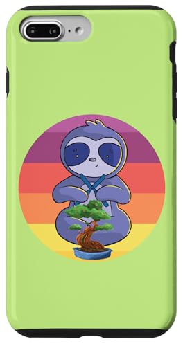 ヨガナマケモノ 盆栽 BONSAI 盆栽 植木 盆栽 BONSAI 盆栽 スマホケース iPhone 7 Plus/8 Plus 用