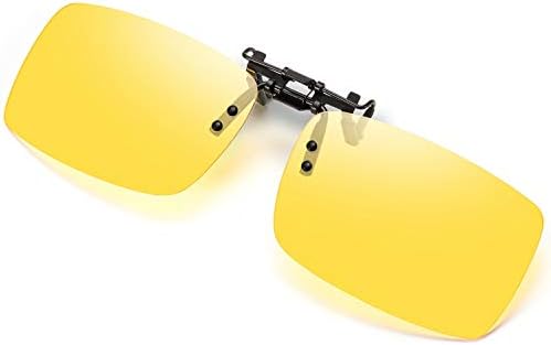 SOXICK Cilp On Night Driving Polarized Glasses for Men Women Anti Glare Rainy Safe HD Night Vision HOT Fashion Sunglasses
