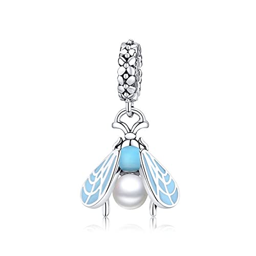 Charm de polilla plata 925 ideal para regalo de cumpleaños original