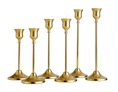 Gold Candle Holders Taper