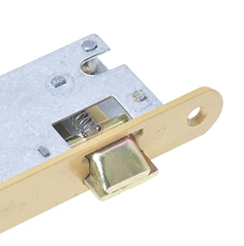 Aqbau® Türschloss für Profilzylinder 72 / 35mm DIN Rechts, Universal PZ Einsteckschloss Haustürschloss Zimmertürschloss Zimmertür Schloss Innentüren Metall Verzinkt