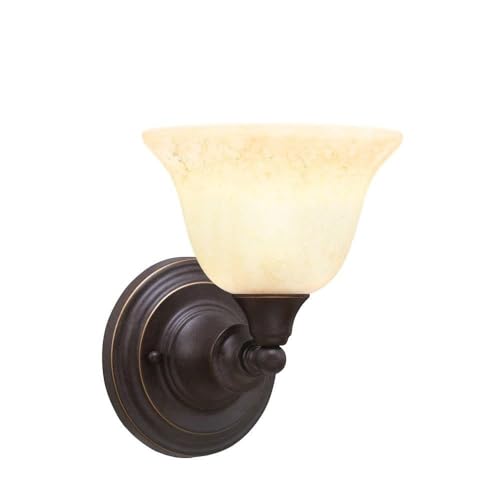 Toltec Lighting 1 Light Wall Sconce in Dark Granite (40-DG-508)