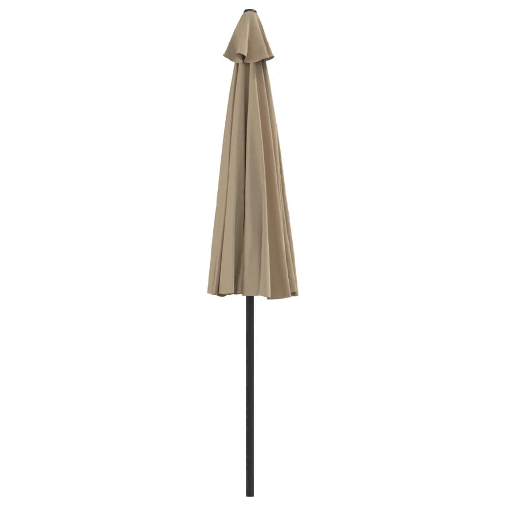 Ombrellone semicircolare da balcone, 300 x 155 cm, elegante ombrellone con manovella e asta in alluminio, per balcone, terrazza e giardino, salvaspazio, rosso bordeaux