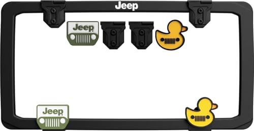 Cruiser Accessories Jeep License Plate Frame (with Fastener Caps)