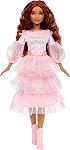 Mattel Disney The Little Mermaid Toys, Celebration Ariel Collectible Doll with Red Hair & Pink Dress, Inspired by the Movie