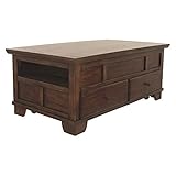 Signature Design by Ashley Gately Traditional Rectangular Lift Top Coffee Table with 2 Drawers and 2...