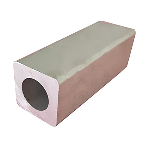 1 Pieces Aluminum Alloy Square Tube with Outer Square and Inner Circle, 22.22x21mmx8.5mm holex30cm, for Construction or Industry Etc.