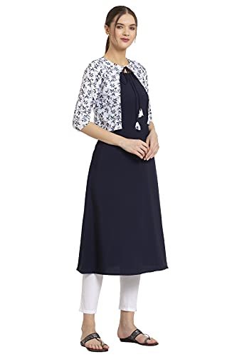 Image of ALC Creation Women's Crepe Printed A-Line Kurti
