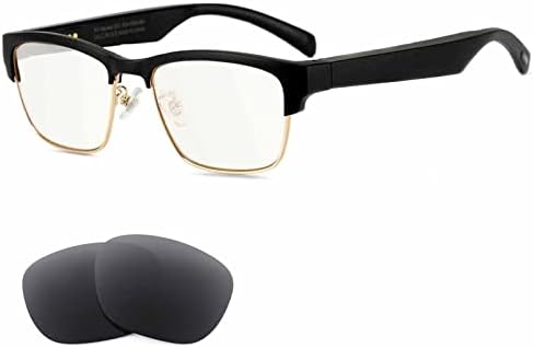 DOVIICO Smart Glasses Bluetooth-Audio Glasses for Men Women with Alexa, Built-in Mic, Blue Light Filter&Polarized Lenses for All Smart Devices Voice Assistant