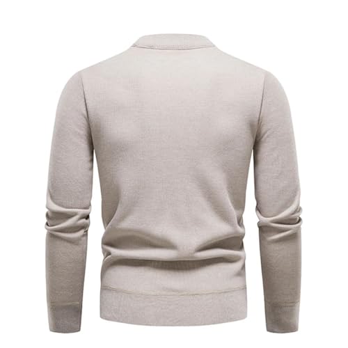 Solid Color Casual Simple Classic Slim Fit Warm Men's Sweater2