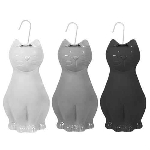 Paluplus Set 3 Evaporatori d'acqua Ceramica, Modello Gatto 5738