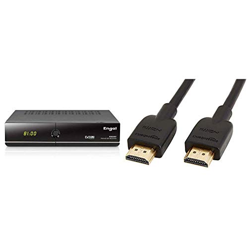 Engel RS8100Y - Receptor TV satélite HD PVR con WiFi & AmazonBasics...