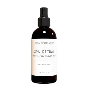 Muse Apothecary Spa Ritual Pure Eucalyptus Oil Shower Mist – Eucalyptus Spray for Shower, Spa, Bath, and Linen – Aromatherapy Eucalyptus Essential Oil Spray – 2oz