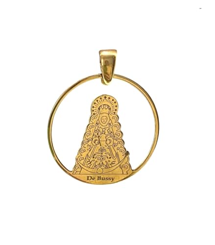 Médaille Virgen del Rocío argent 20mm orla CH® pendentif durable anti-ternissement