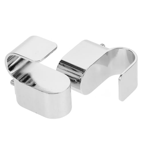 iplusmile 2 Piezas Soporte de Tubo para Armario de Aleación de Zinc Resistente Soporte de Barra para Ropa Fácil Instalación para Vestidores y Armarios Paquete