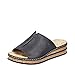 Produktbild Rieker Damen Slipper 629M9, Frauen Slip On,schluepfschuhe,Loafer,Slip-ons,freitzeitschuhe,offener,einschlupf,Slipper,schwarz (00),40 EU / 6.5 UK