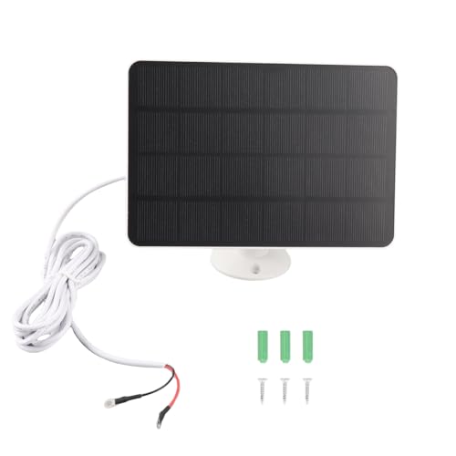 Panneau solaire pour caméra de sécurité extérieure, 10 W pour sonnette vidéo, chargeur pour sonnette 2K 2 3, étanche IP66, support réglable à 360° (CSP4W-O-W)