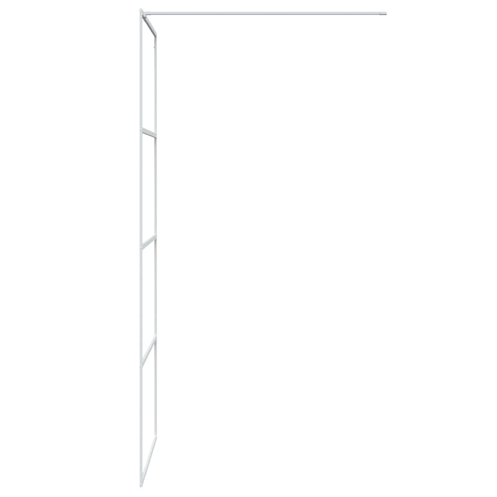 INLIFE Mampara de ducha de cristal templado transparente, 80 x 195 cm, 21,2 kg, 152140