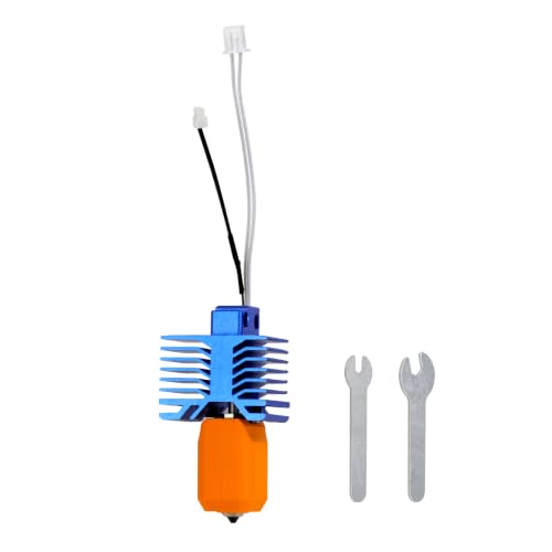 Upgraded Hotend Assembly for Bambu Lab P1S P1P X1 X1C, 0.4mm Hardened Steel Nozzle Integrated Hotend Kit, 300℃ High Temp