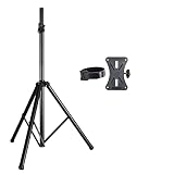 5 Core PA Speaker Stands Adjustable Height Professional Heavy Duty DJ Tripod with Mounting Bracket a