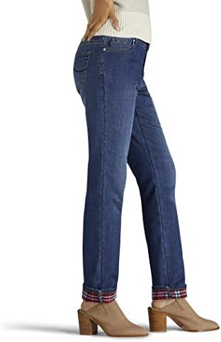 Fleece Lined Relaxed Straight Leg Jean 
