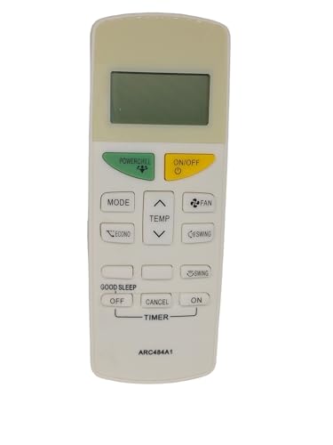 Image of AMAZOR Ac Remote- Model 132 C ARC484A1 Compatible with Daikin Ac Remote Original | Suitable for 1 | 1.2 | 1.3 | 1.5 | 1.8 | 2 | 2.2 | 2.5 | 3 Ton Split and Window Air Conditioner