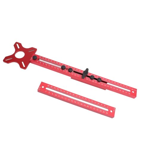 Router Fräsen Nut Halterung Aluminium Legierung Schrank Hardware Jig Router Kreis Schneiden Jig für Holzbearbeitung