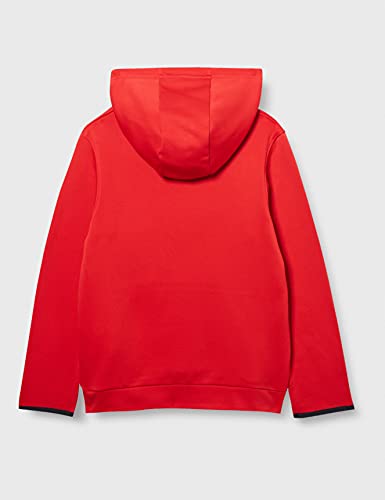 Under Armour Boys' Armour Fleece Hoodie , Red (600)/Black , Youth Small #TOP3