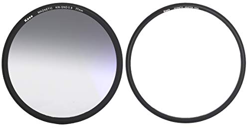 Filtro óptico magnético Kase Wolverine ND de 77 mm a prueba de golpes con adaptador de 3 pasos 2