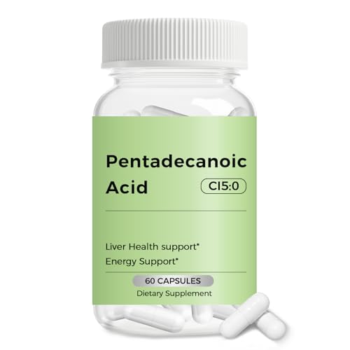 Engtozl Pentadecanoic Acid C15:0 Supplement Sourced from High-Altitude Goat Milk - 60 Capsules