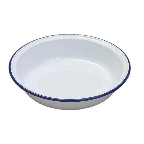 Falcon Émail 20Cm Tarte Rond Plat Bol (Paquet de 6)