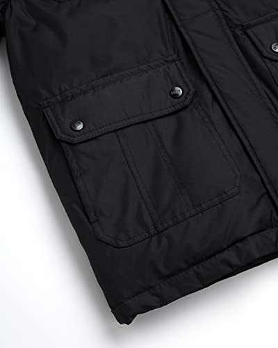 Dkny Boys’ Winter Coat – Weather Resistant Heavyweight Parka – Ski Jacket With Removable Hood (Sizes: 8-20), Size 14-16, Jade #TOP3