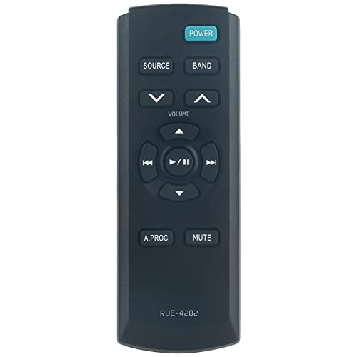 Mando a distancia de repuesto RUE-4202 RUE4202 compatible con receptor de coche ALPINE CDE-141 CDA-105 CDE-150 CDE-152 CDE-143BT CDA-9887 CDE-151 CDE-123R CDE-190R CDE-133 3BT CDE-Reproductor de CD y