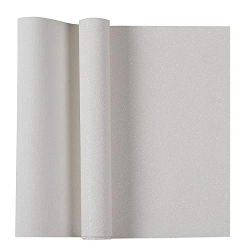 Picheng Glitter Faux Leather Sheets: PU Fabric Roll Canvas Back for Craft