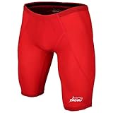 ZAOSU Herren Wettkampf-Schwimmhose Z-Speed | Premium Jammer mit Kompression für das Schwimmen, Farbe:rot, Größe:104