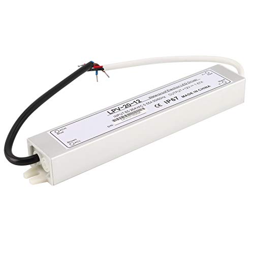 Evita parpadeos en luces exteriores con la fuente de alimentación impermeable BERM LPV-20-12 20W