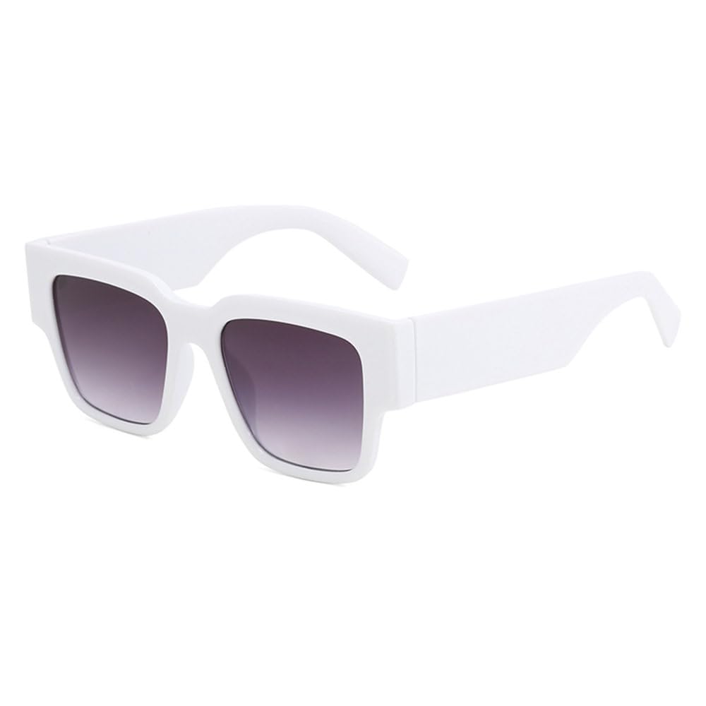 Lunettes de soleil carrées rétro mode nuances pour femmes hommes - 8