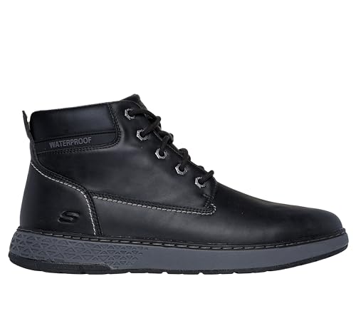 Image of Skechers Men's USA Garlan - Deno Round Toe Waterproof Lace Up