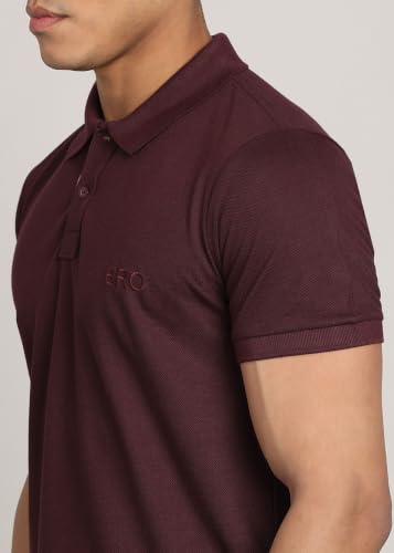 Image of INKKR Men's Solid Polo Neck Half Sleeve Stylish T-Shirt Combo