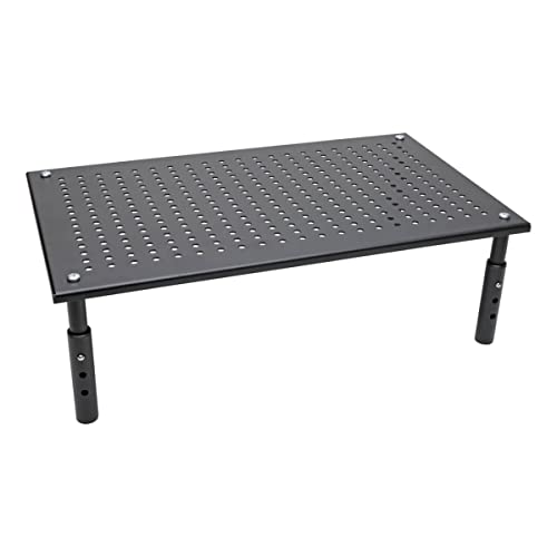 Review Product Tripp Lite Computer Monitor Stand, Adjustable Height, 18 x 11 in, Metal, Black (MR1812M)