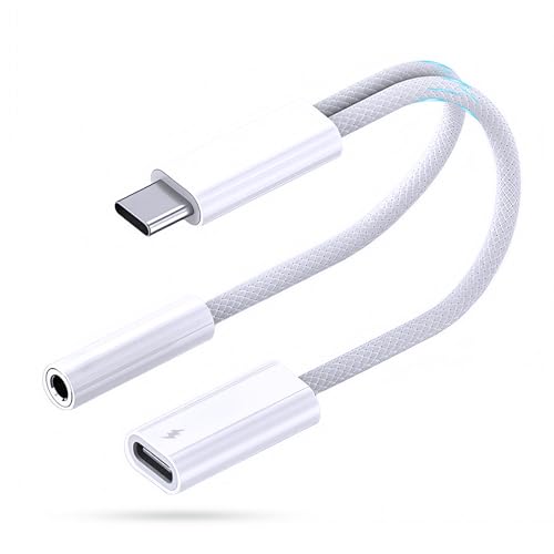 CzϊA_v^[ 2in1 USB Type C to 3.5mm I[fBIϊA_v^[ ^CvC Cz ϊ  DAC Hi-Fi 24Bit/96KHz & PD 60W[d gp\ ʒ/ʘb/yΉ i-P