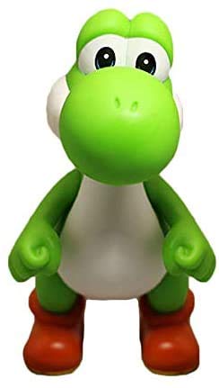 Kit 3 Bonecos Super Mario Bros Luigi Yoshi Video game Personagem Anos 80 Colecionar Oferta Promoção