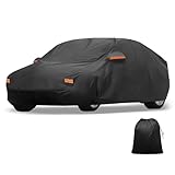 X AUTOHAUX Cubierta de coche impermeable para exteriores, protección contra el sol, la lluvia, la nieve, el granizo, con cremallera lateral izquierda, película de aluminio para Genesis GV60 X AUTOHAUX Cubierta de coche impermeable para exteriores, protección contra el sol, la lluvia, la nieve, el granizo, con cremallera lateral izquierda, película de aluminio para Genesis GV60